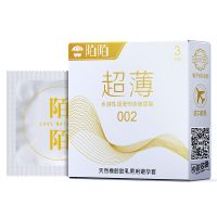 【避孕润滑】陌陌避孕套毒情-002超薄3只装