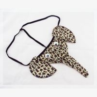 (情趣内衣)卡通性感男式情趣内裤大象丁字裤-豹纹新品