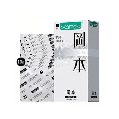 【避孕润滑】冈本纯极限超薄10只装（产品实物包装以主图为准）
